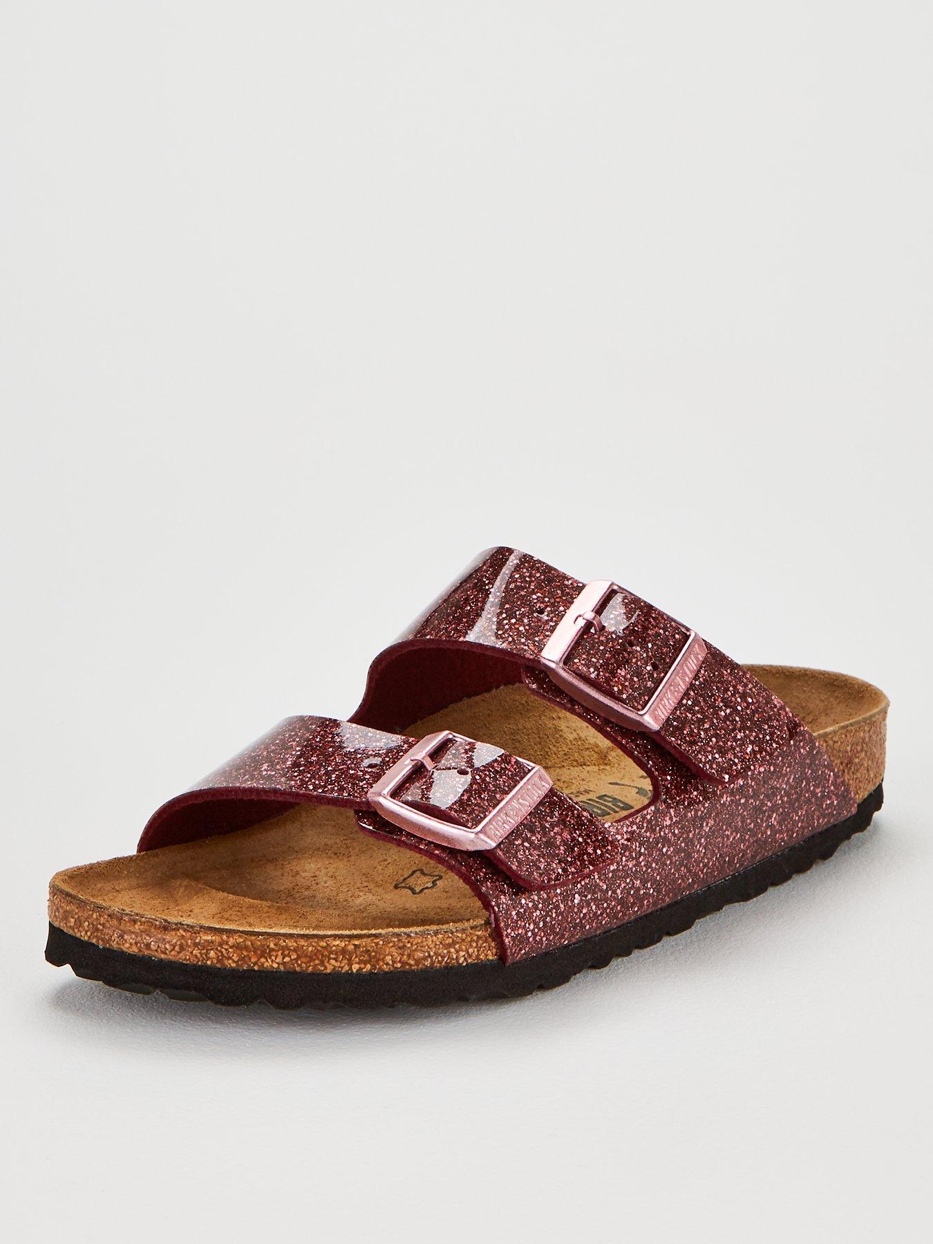 red glitter birkenstocks