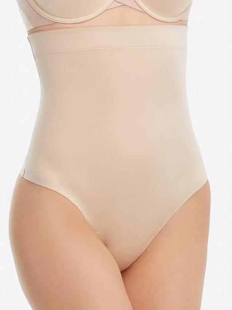 spanx-suit-your-fancy-high-waisted-thong-nude