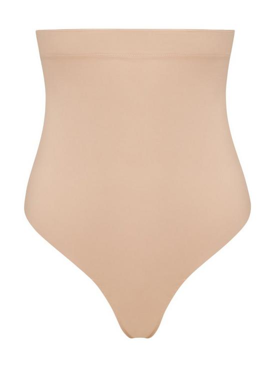 stillFront image of spanx-suit-your-fancy-high-waisted-thong-nude