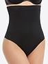  image of spanx-suit-your-fancy-high-waisted-thong-black