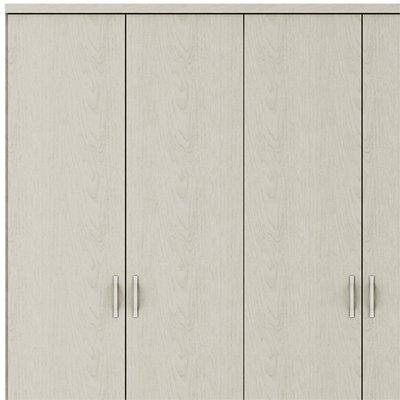 Cream Four Door Wardrobe Wardrobes Home Garden Www