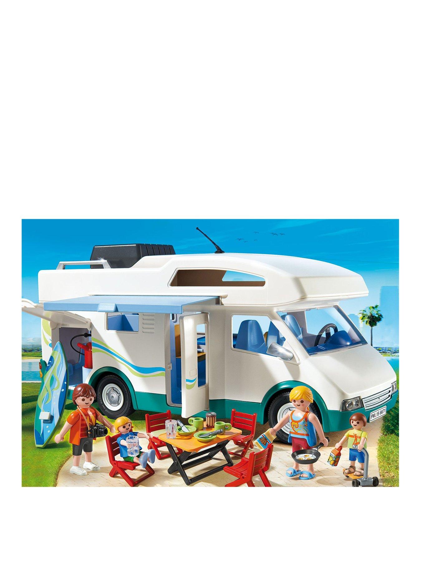 playmobil summer camper playset