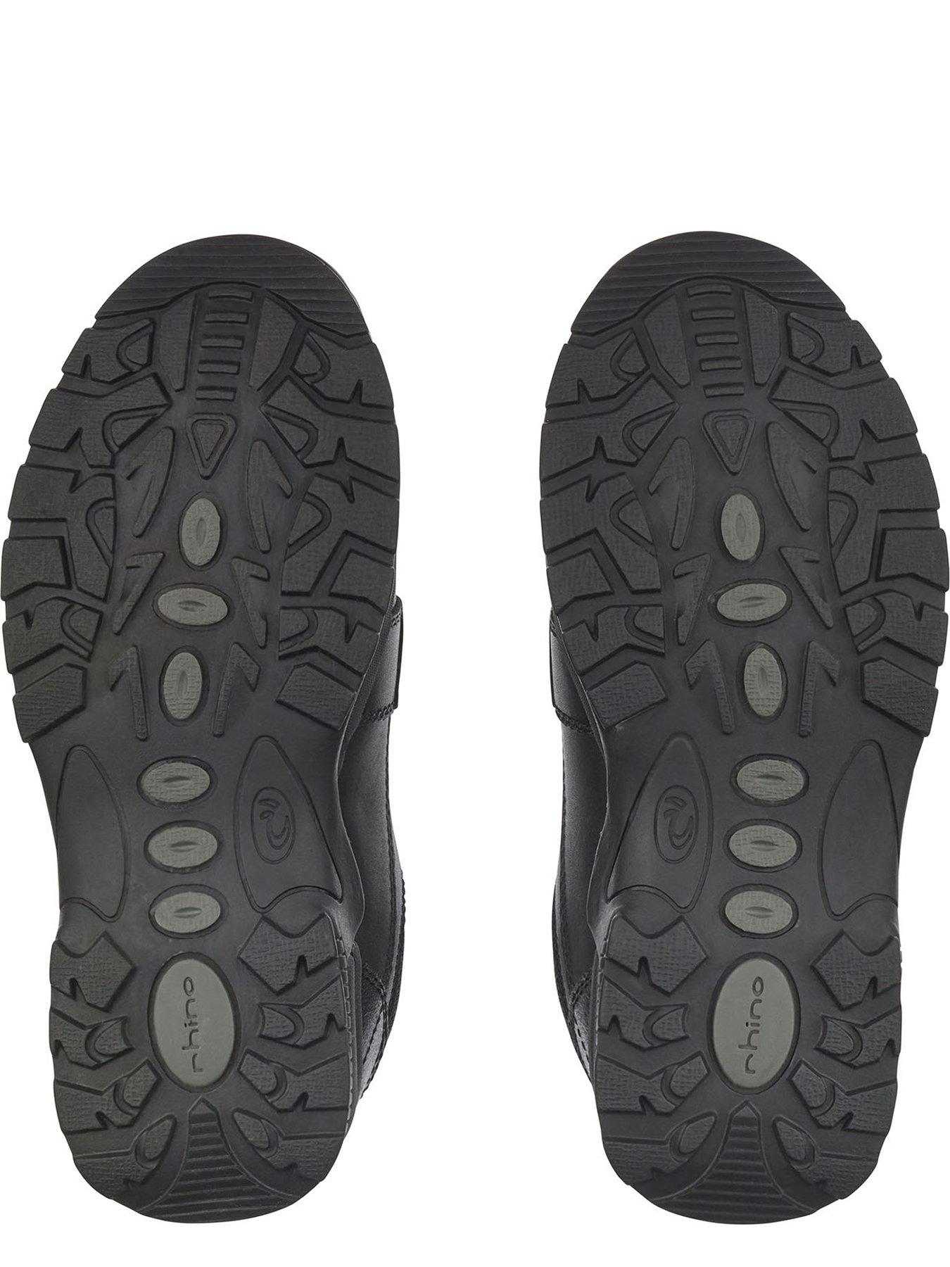 Image 5 of 6 of Start-rite Dylan&nbsp;Leather Lace Up Boys Durable Rhino School Shoes - Black