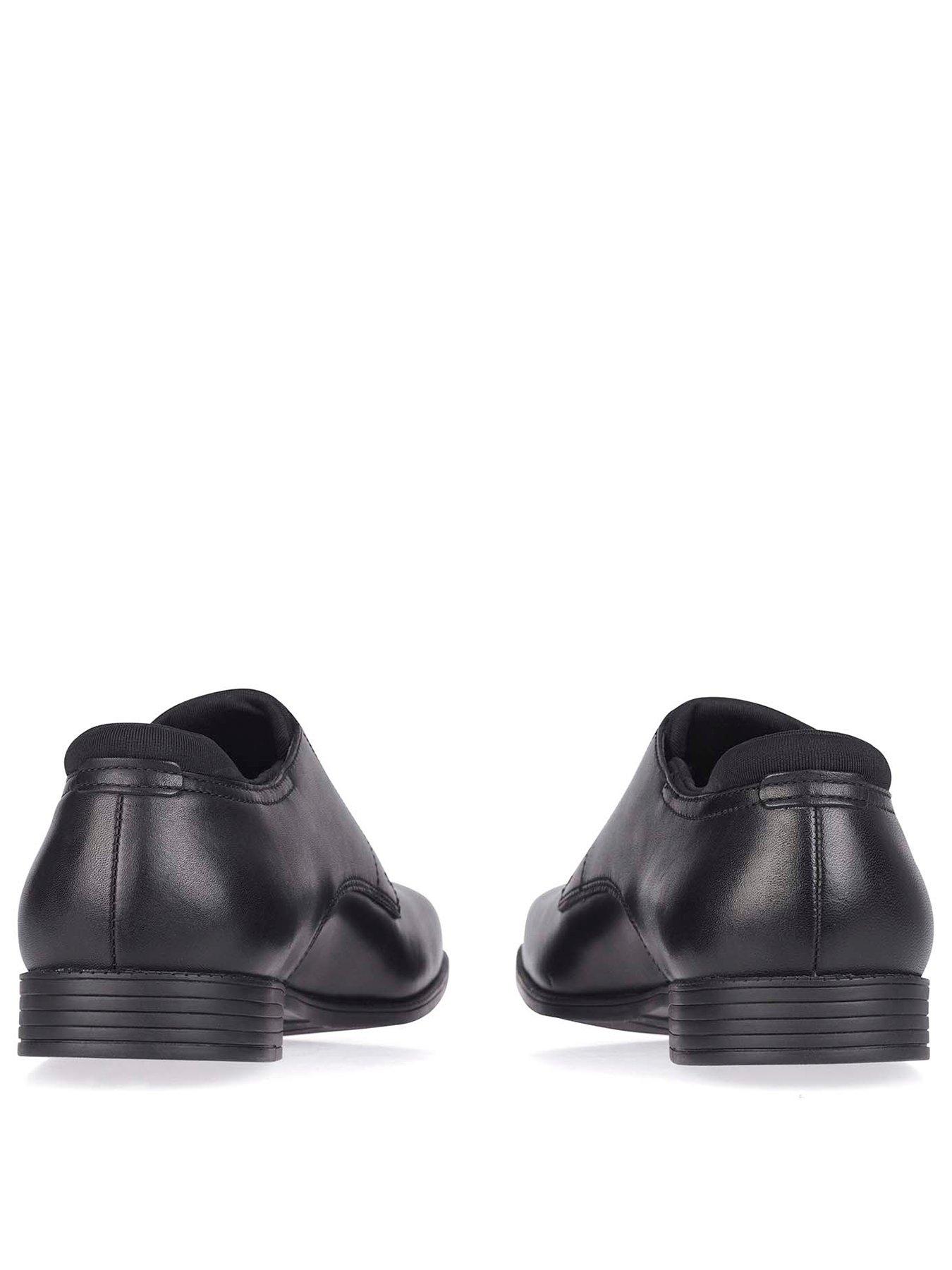 Image 2 of 5 of Start-rite Academy Boys Leather Smart Lace Up School Shoes - Black