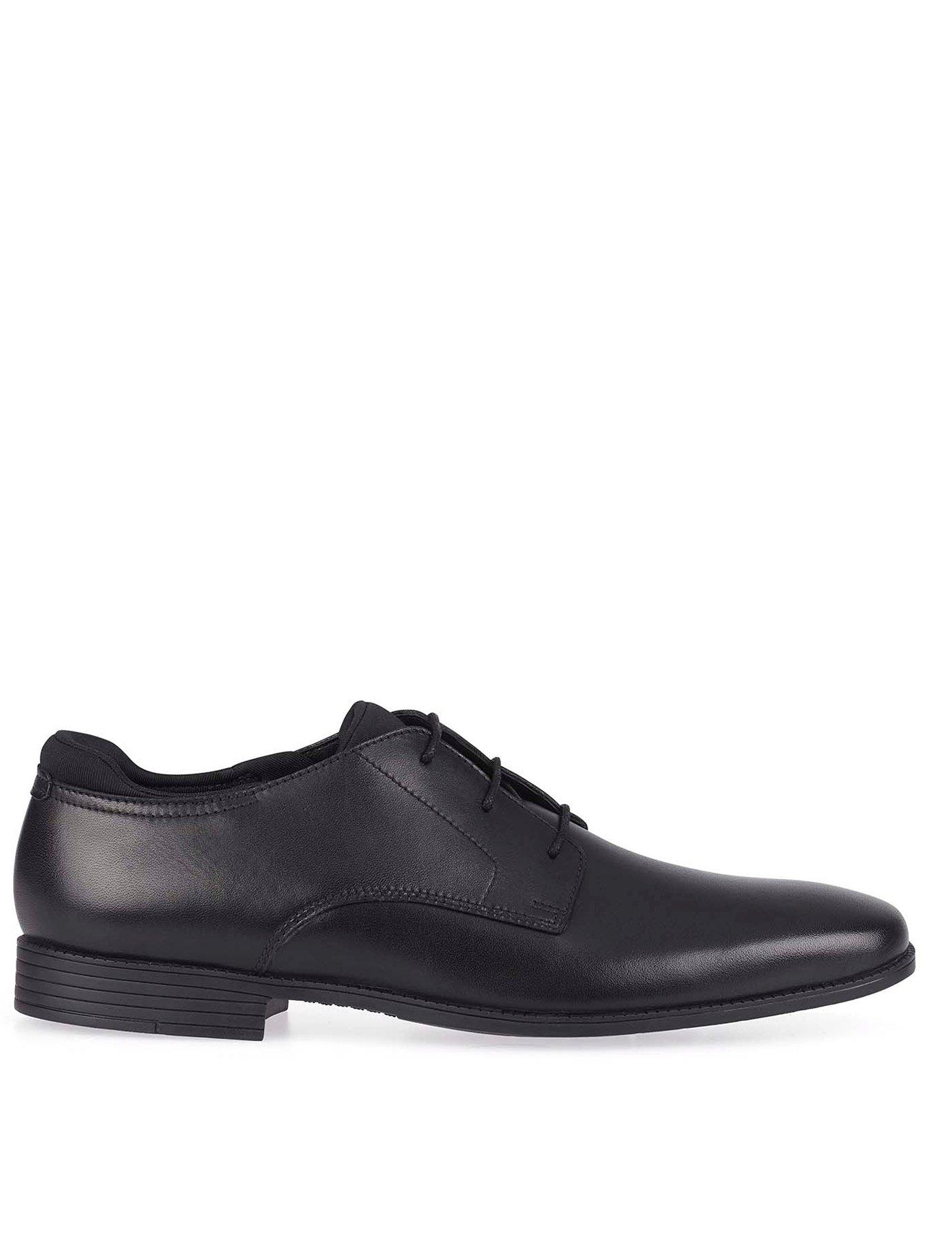 Image 3 of 5 of Start-rite Academy Boys Leather Smart Lace Up School Shoes - Black