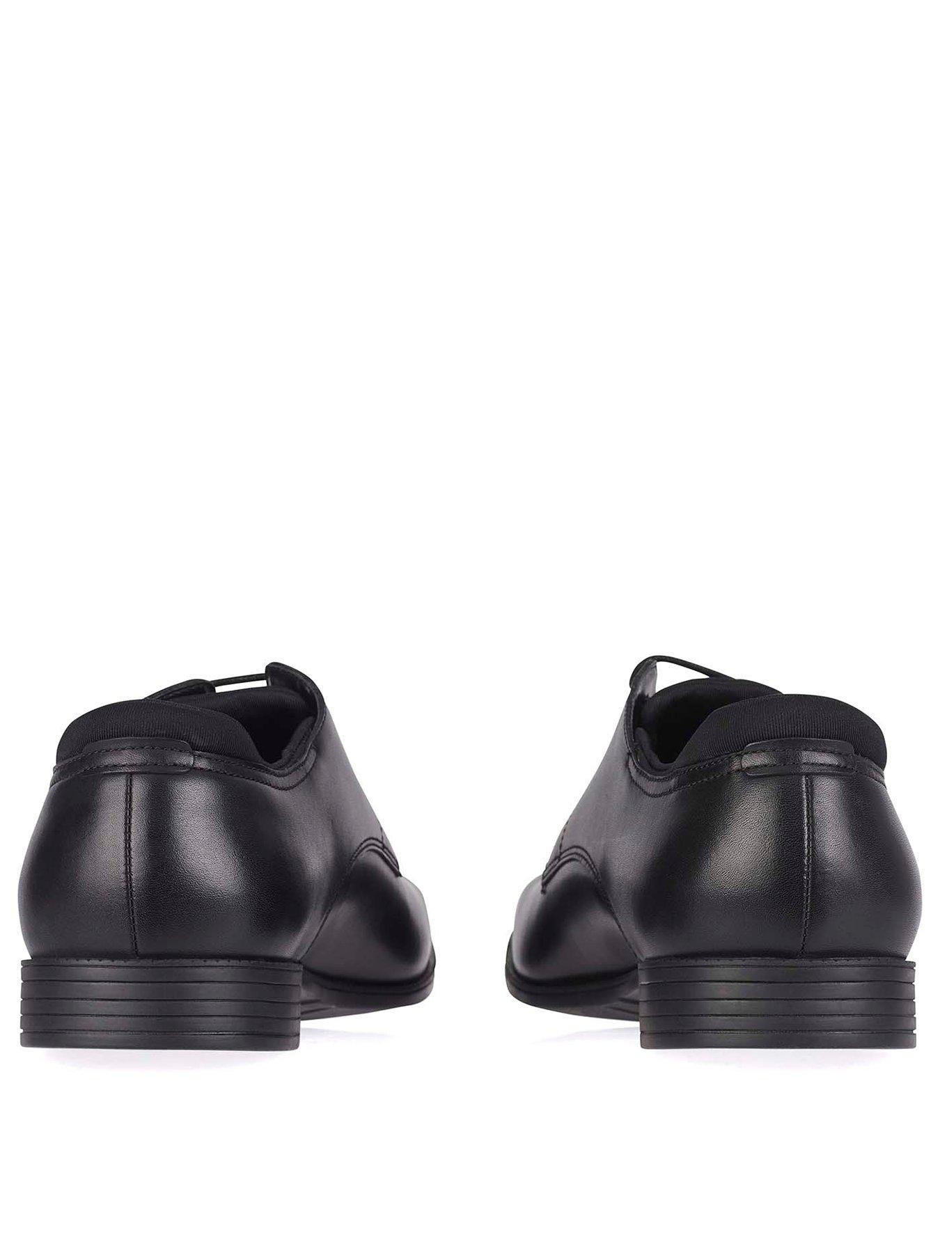 Image 2 of 5 of Start-rite Boys&nbsp;Academy Leather Smart Lace Up School Shoes - Black