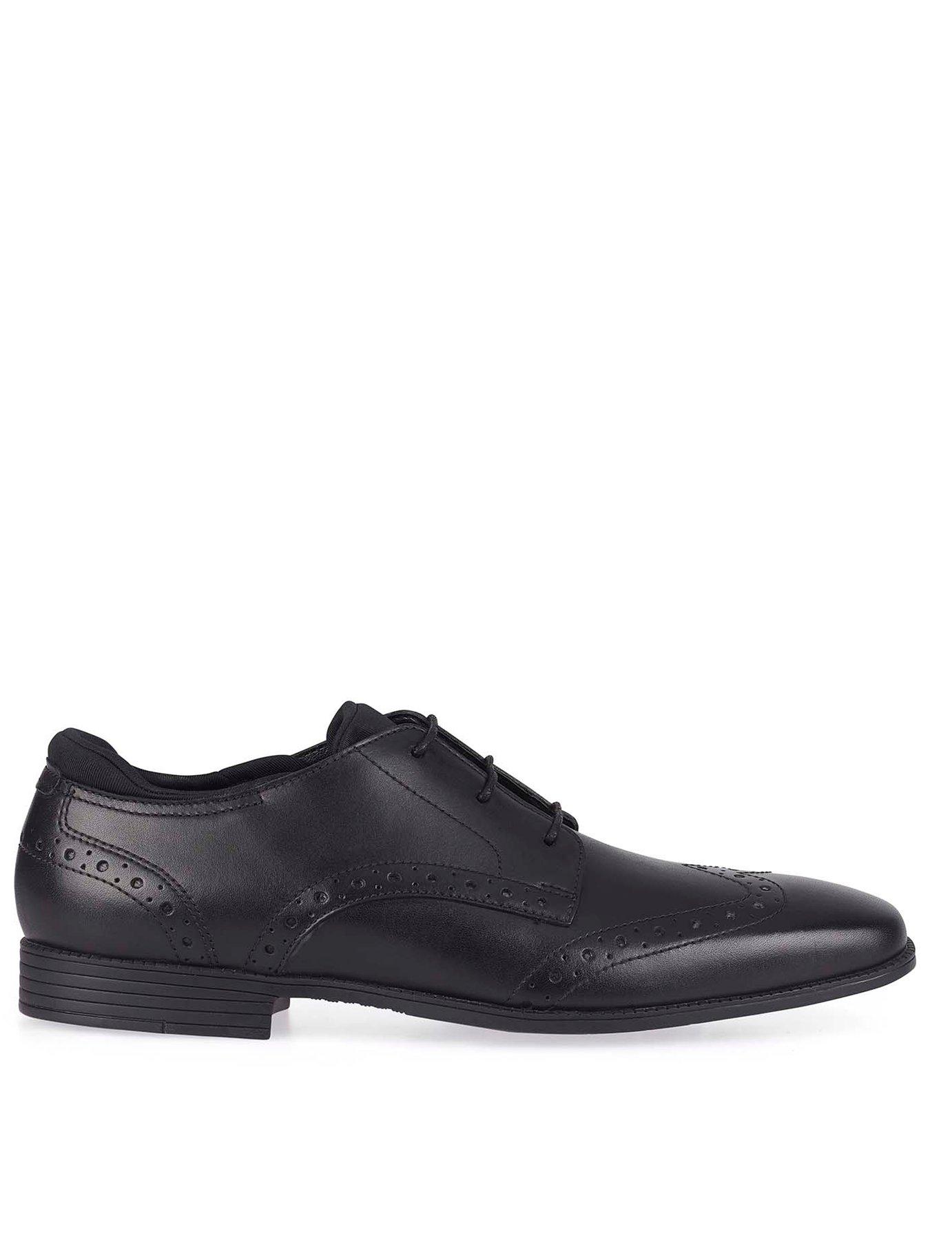 Image 3 of 6 of Start-rite Boys&nbsp;Tailor&nbsp;Smart Lace Up&nbsp;School Shoes - Black Leather