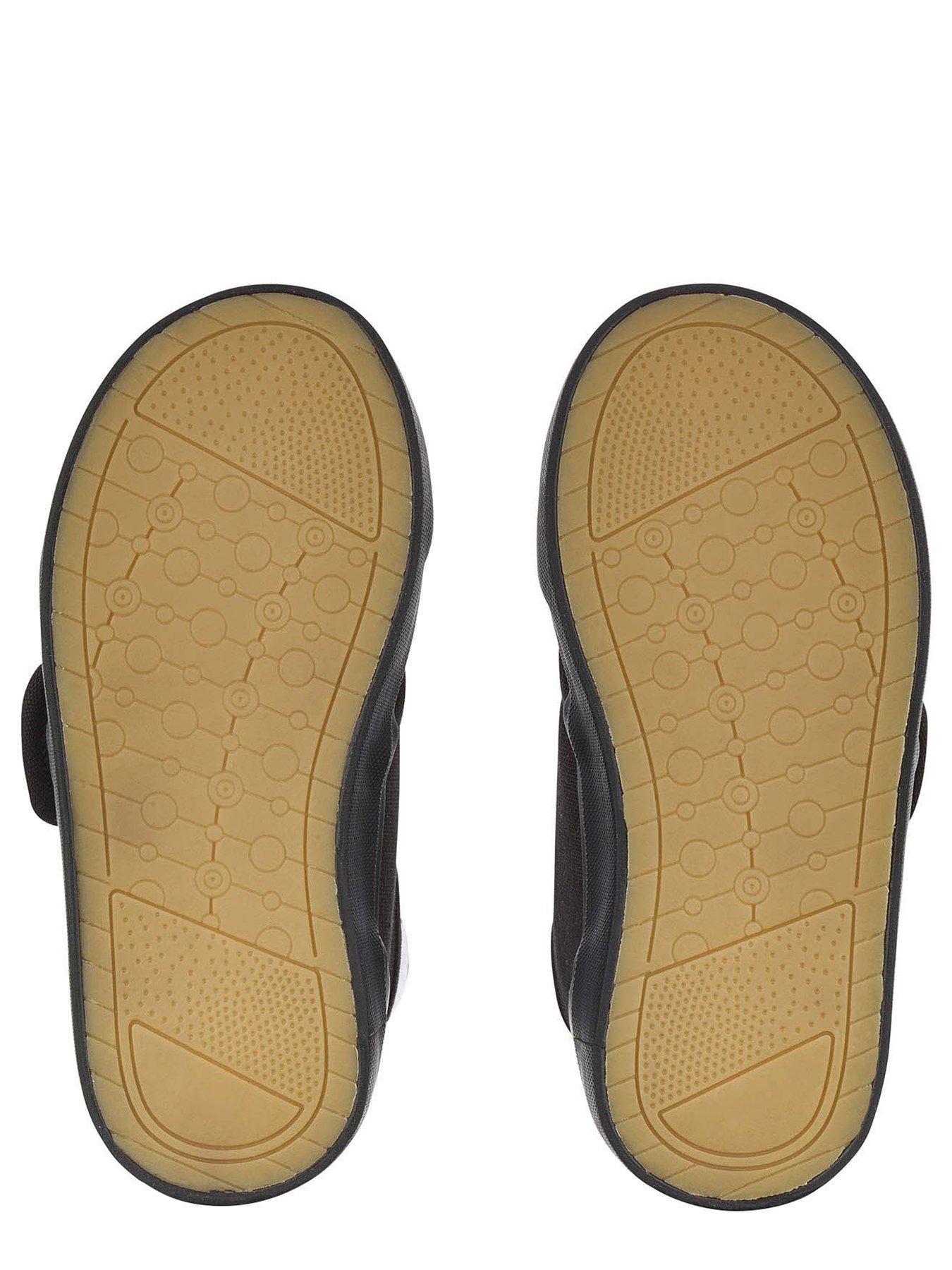 Image 5 of 6 of Start-rite Skip Unisex Easy Riptape Lightweight School PE Plimsolls - Black Canvas