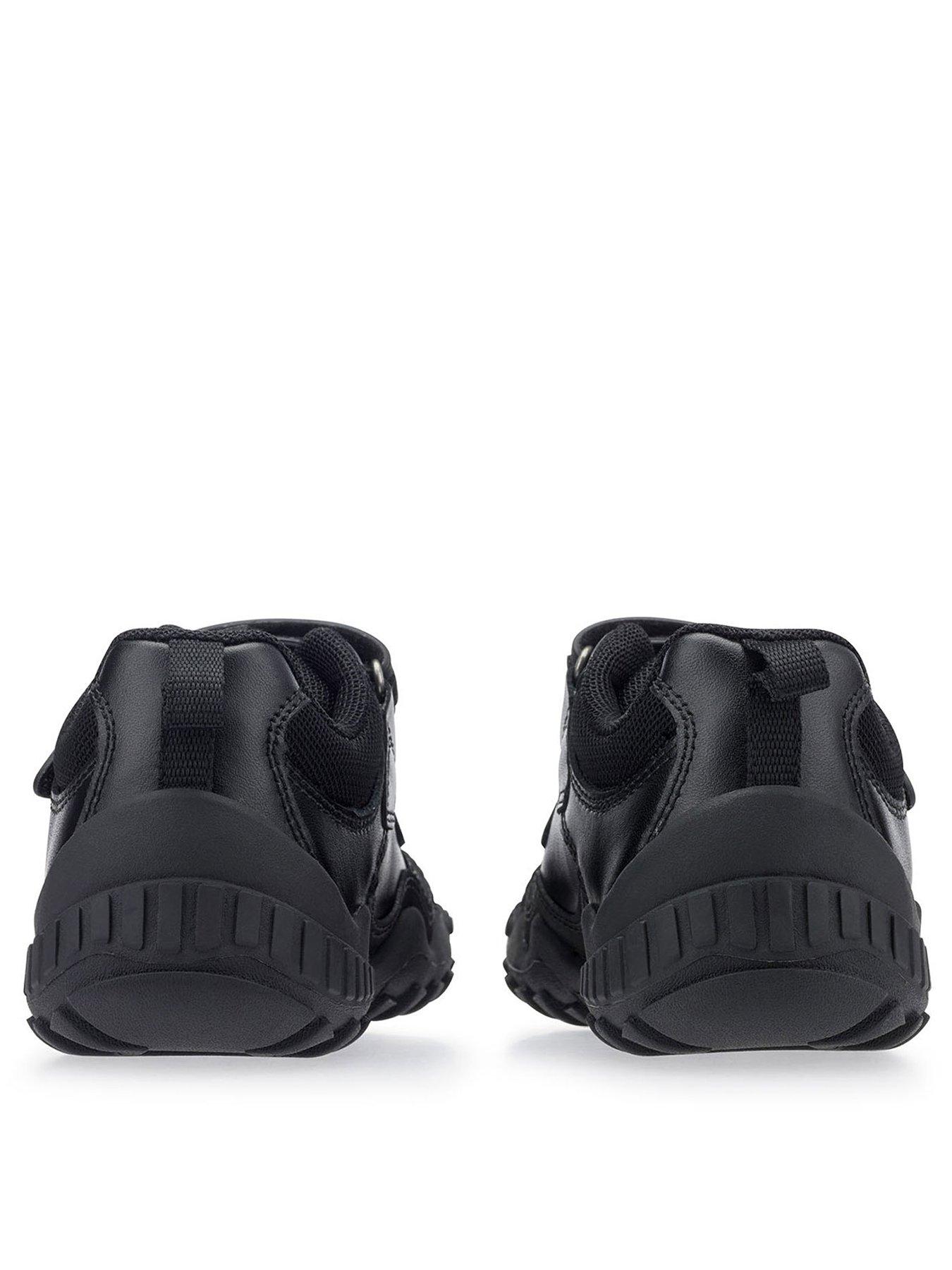 Image 2 of 5 of Start-rite Extreme Double Riptape Durable Black Leather Boys School Shoes