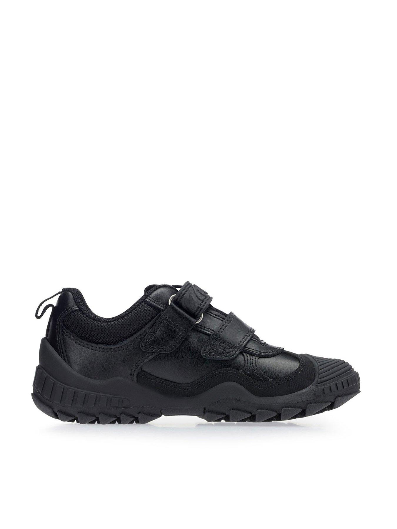 Image 5 of 5 of Start-rite Extreme Double Riptape Durable Black Leather Boys School Shoes