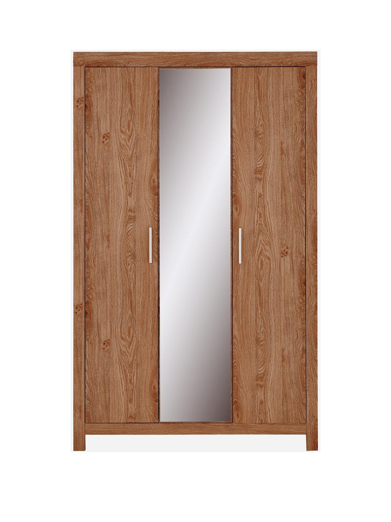 Cuba 3 Door Mirrored Wardrobe Littlewoods Com