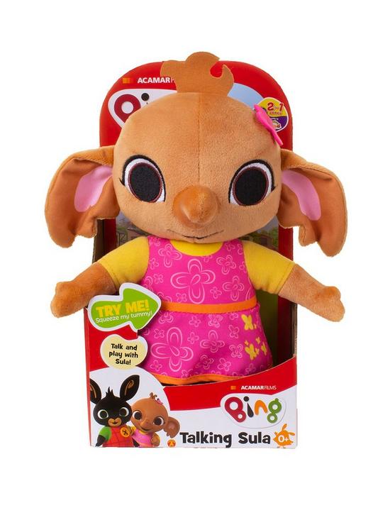 front image of bing-talking-sula-soft-toy