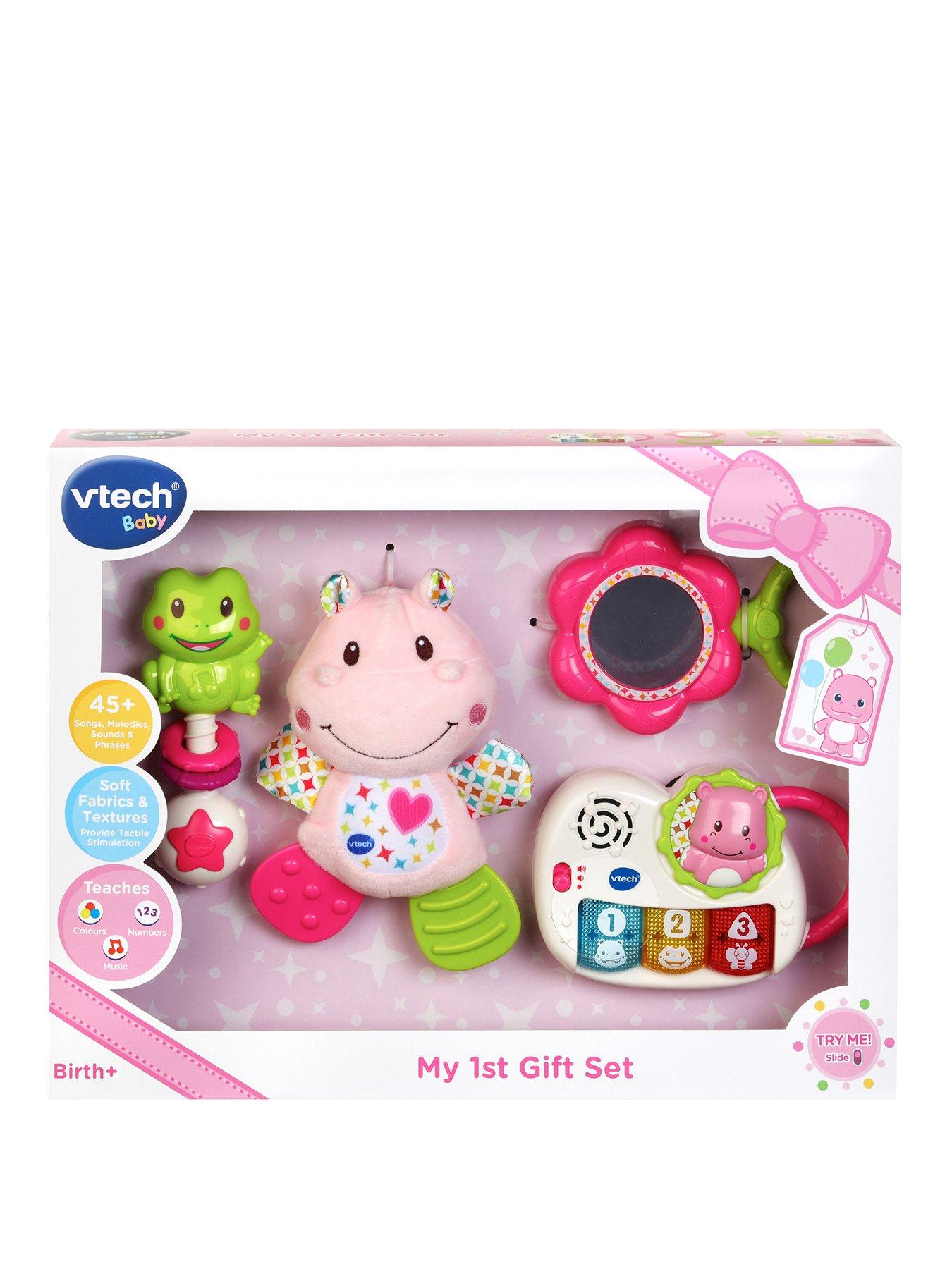 VTech My 1st Gift Set Pink - Baby Teether  &  Rattle