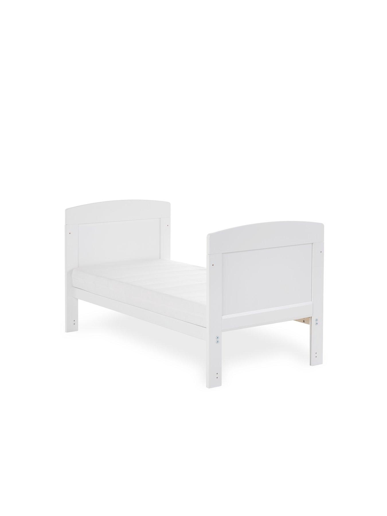 Image 2 of 3 of Obaby Grace Mini Cot Bed - White