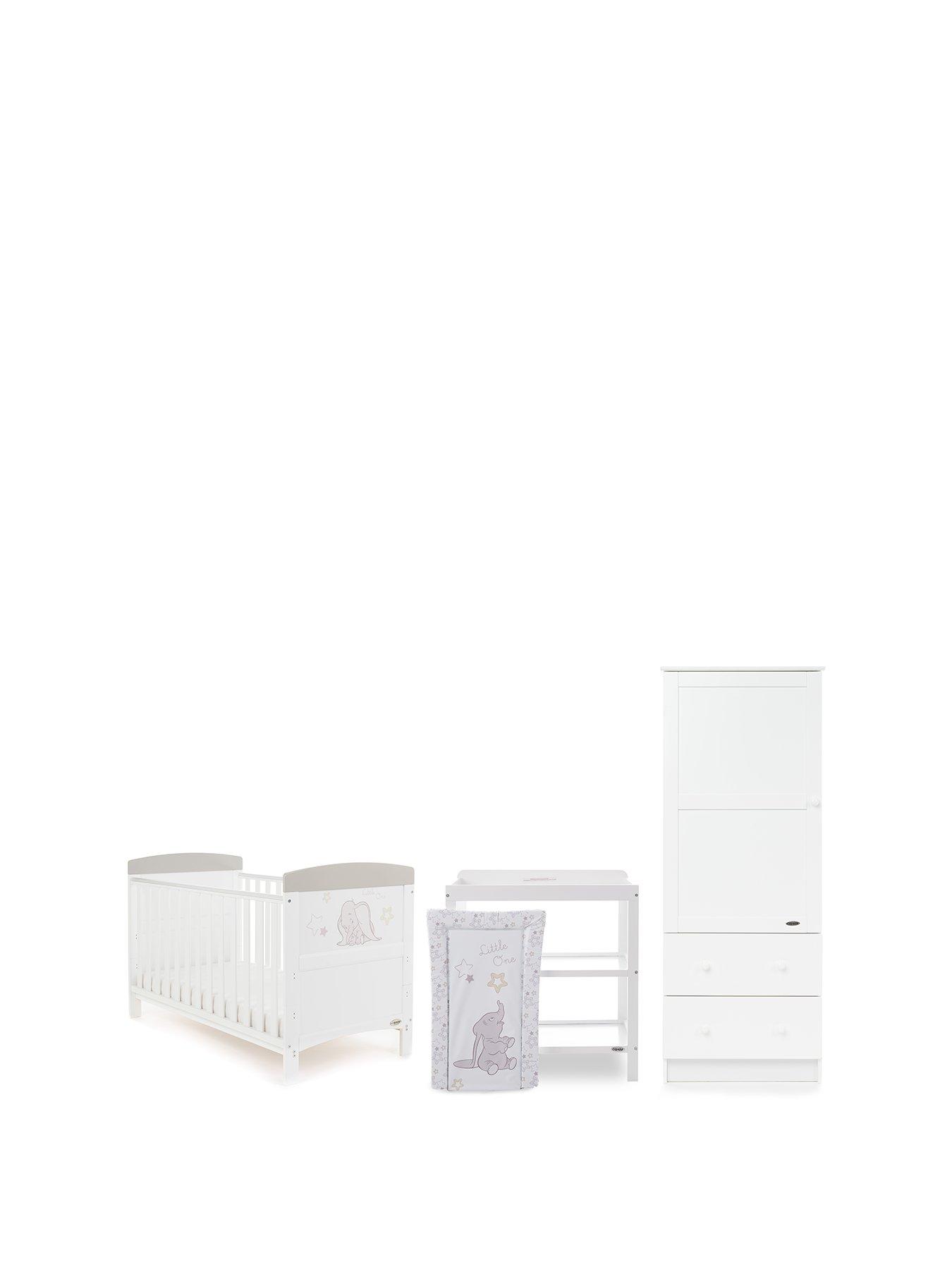 Disney Baby Obaby Dumbo 3 Piece Nursery Furniture Set Little One