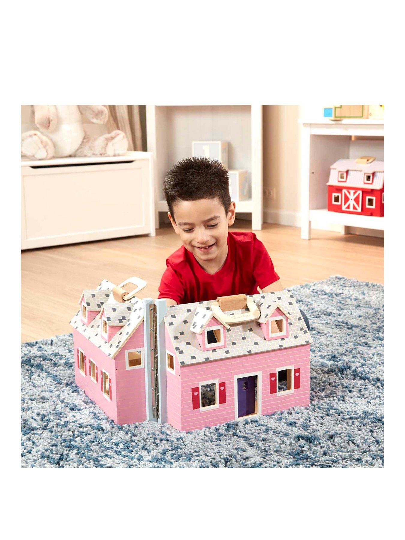 melissa & doug fold and go dollhouse