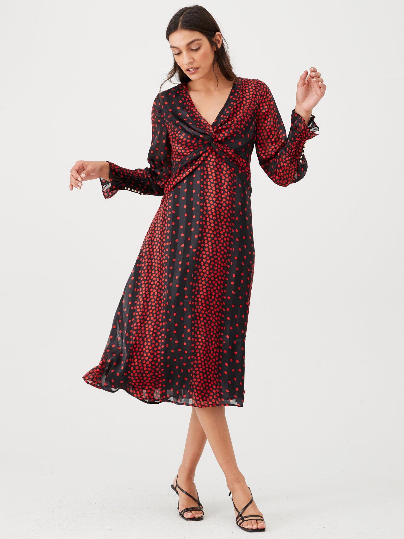 littlewoods polka dot dress