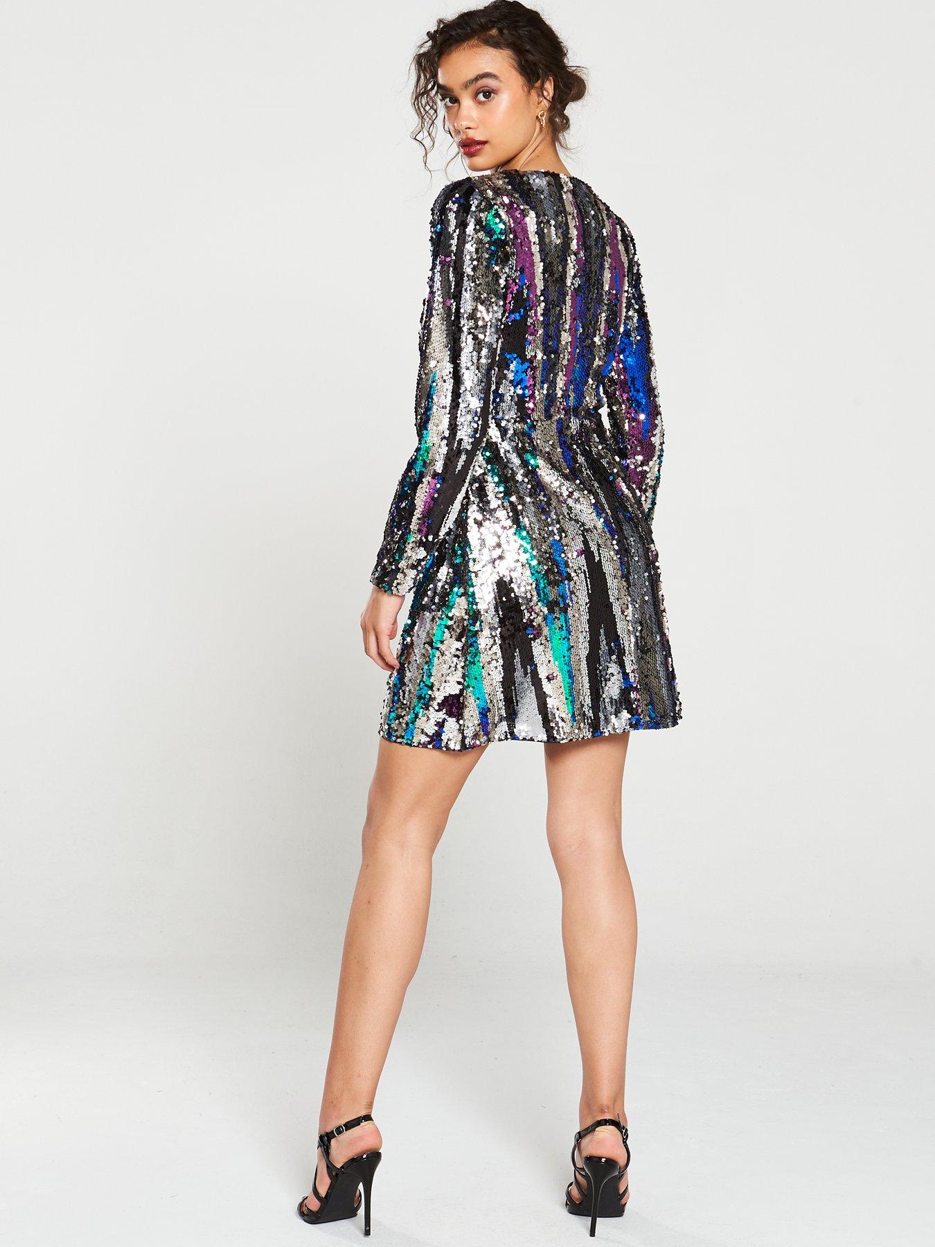 littlewoods sequin dress