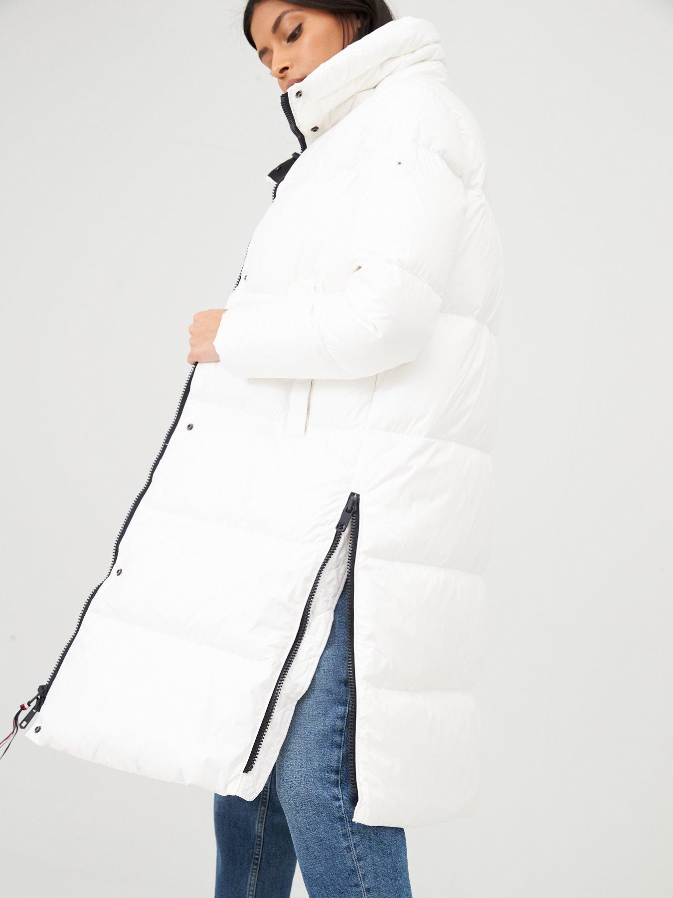 tommy hilfiger pearl down coat