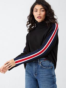 Tommy Hilfiger Tommy Hilfiger Maisy Funnel Neck Sweater - Black Picture