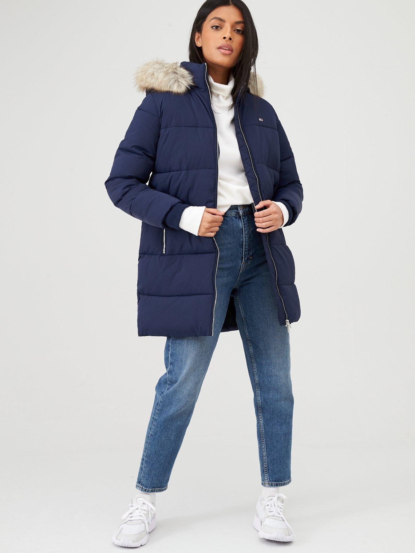 tommy jeans modern hooded coat