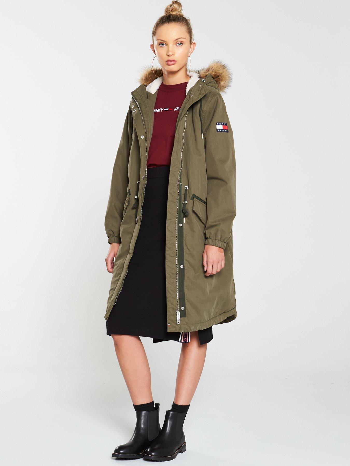 tommy jeans tjw hooded parka