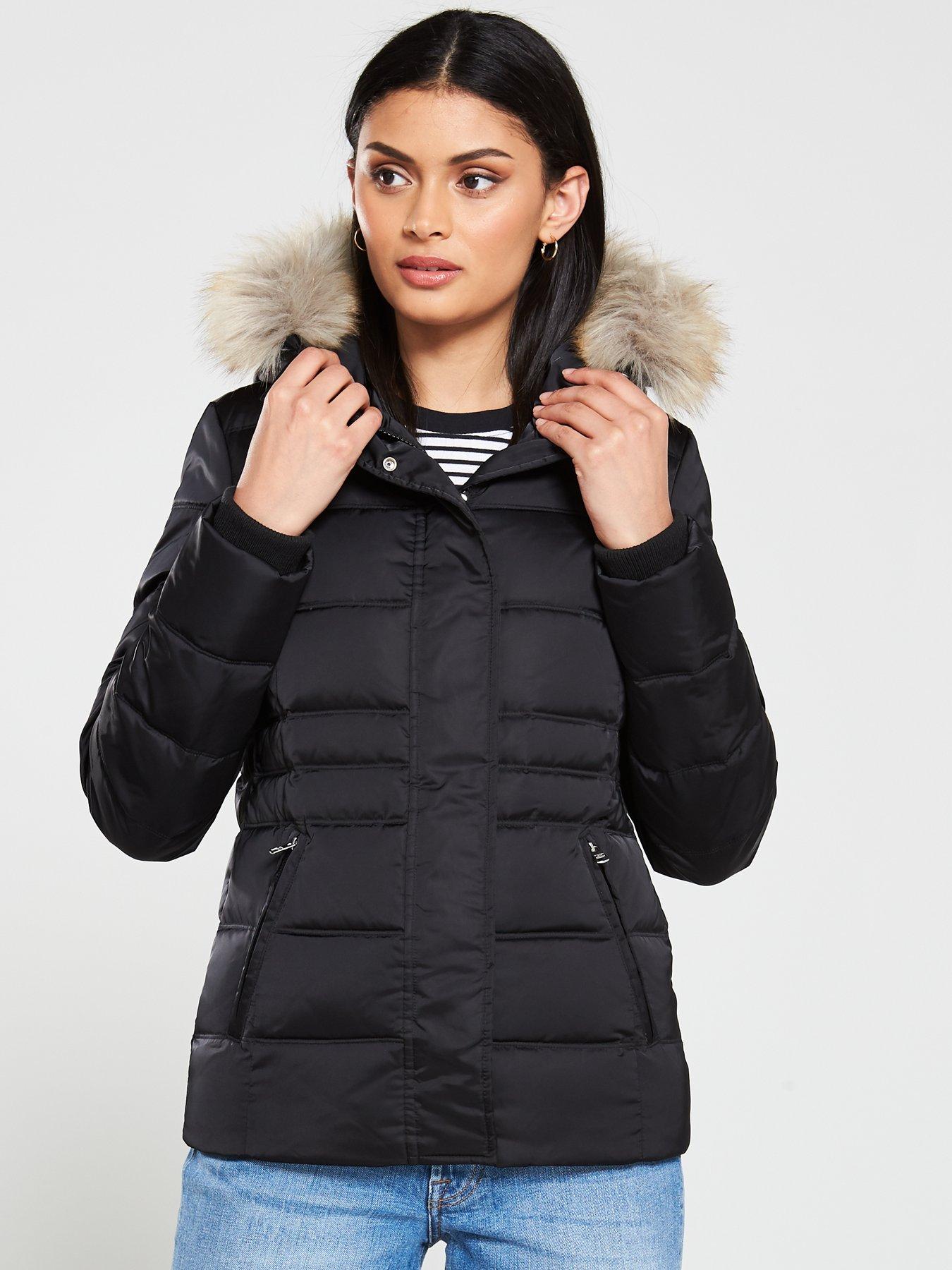 calvin klein jeans quilted down parka jacket