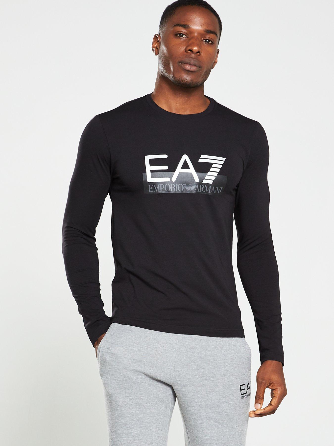 armani black long sleeve t shirt