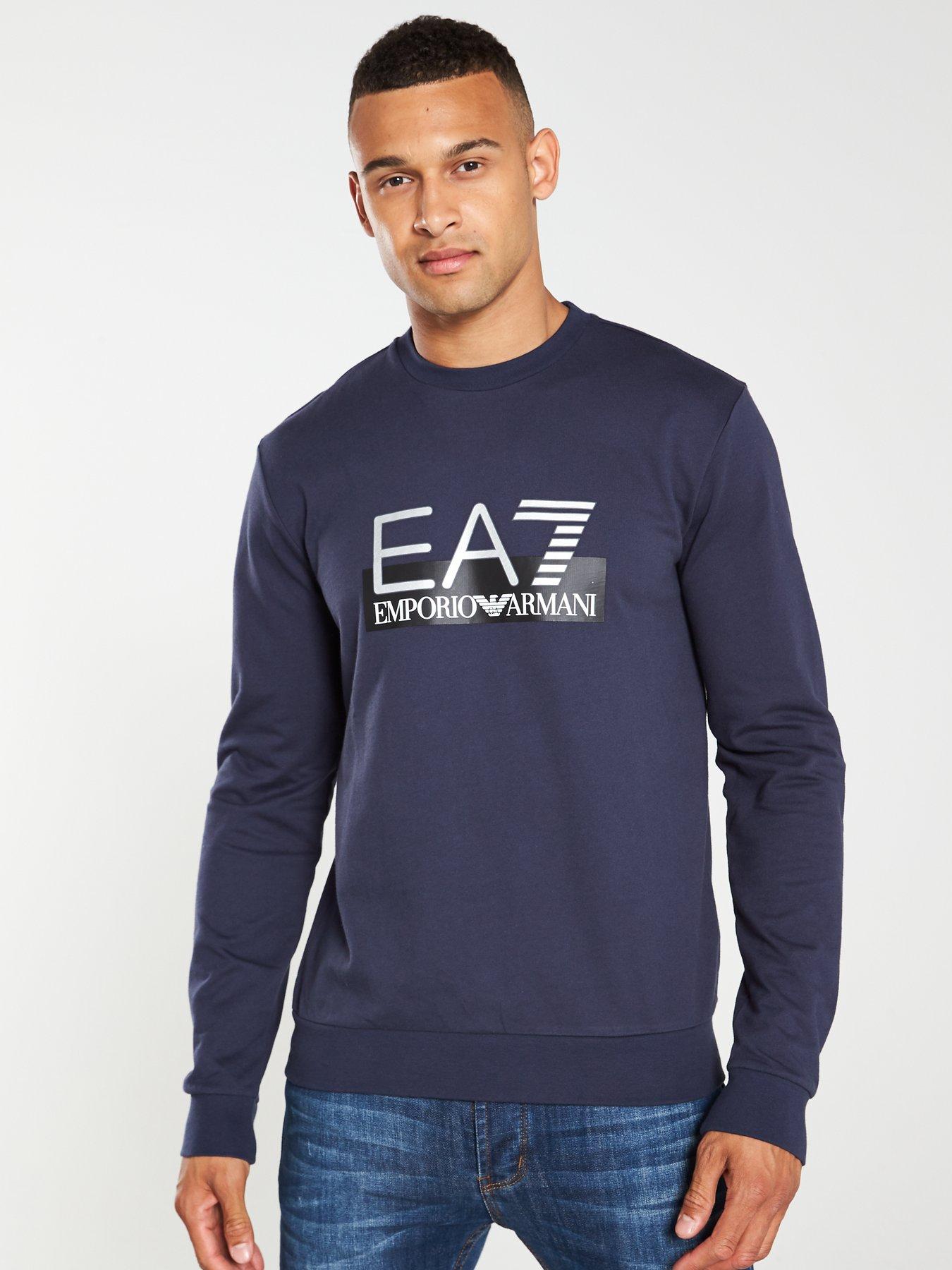 ea7 sweatshirt navy