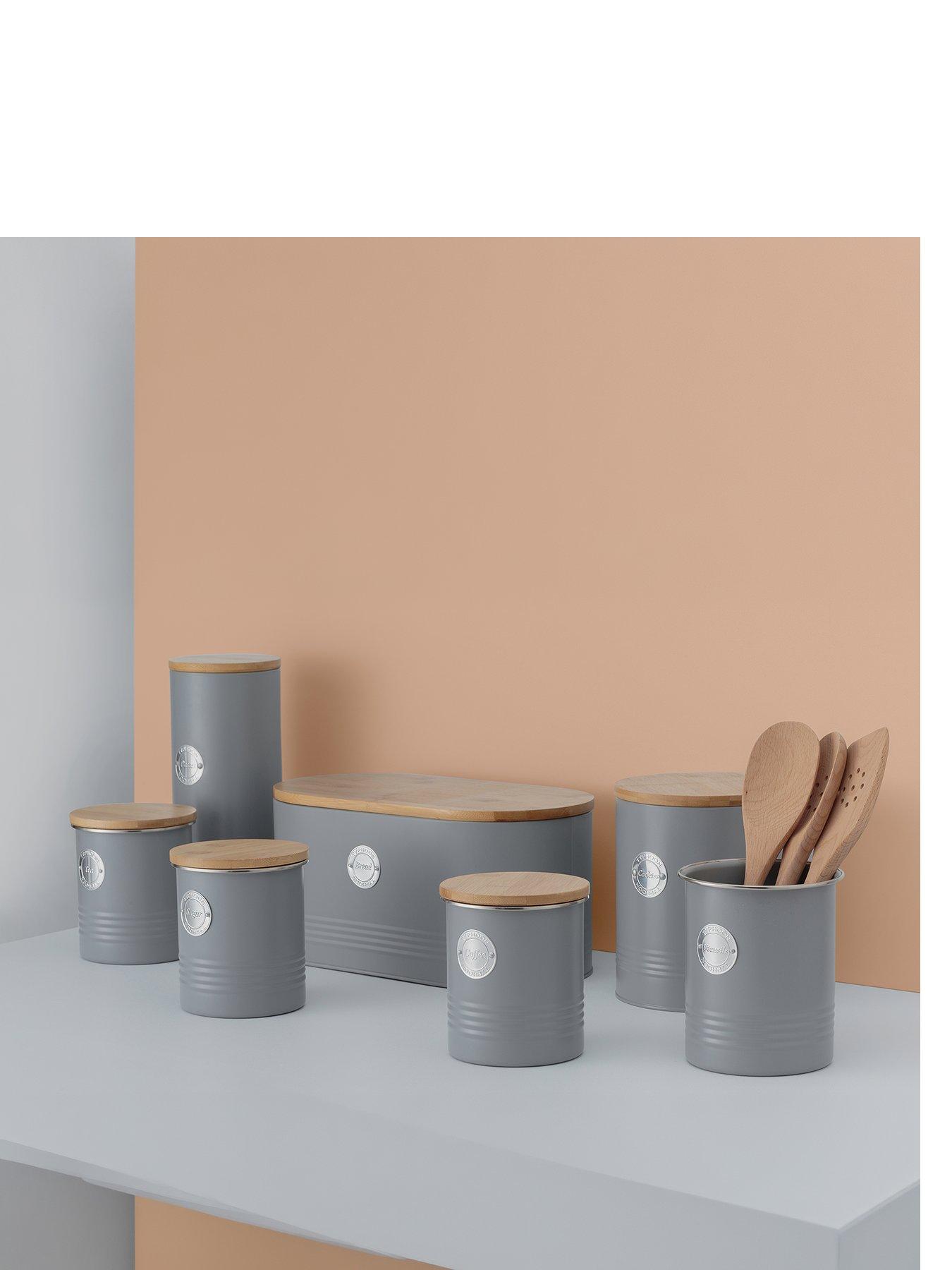 Typhoon Living Bread Bin – Grey