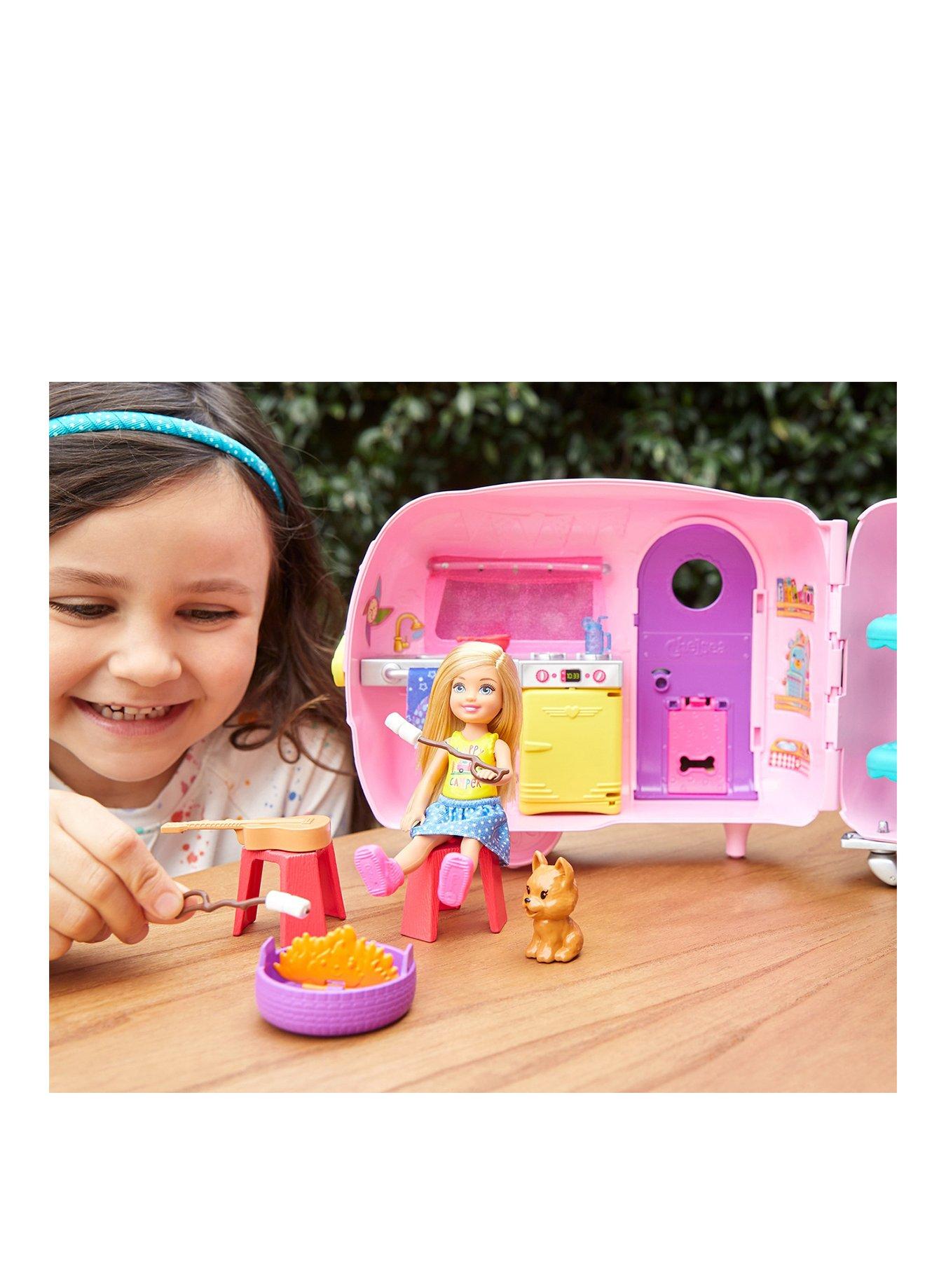 barbie club chelsea camper playset