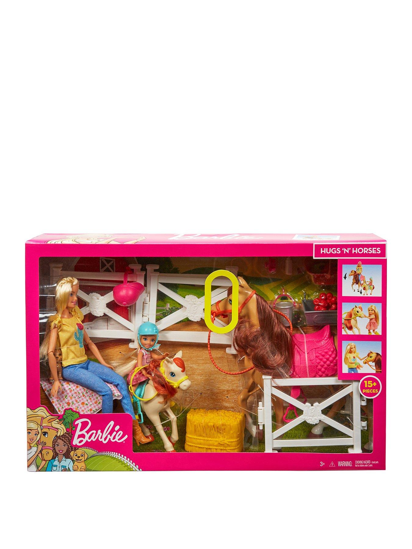 barbie hugs and horses