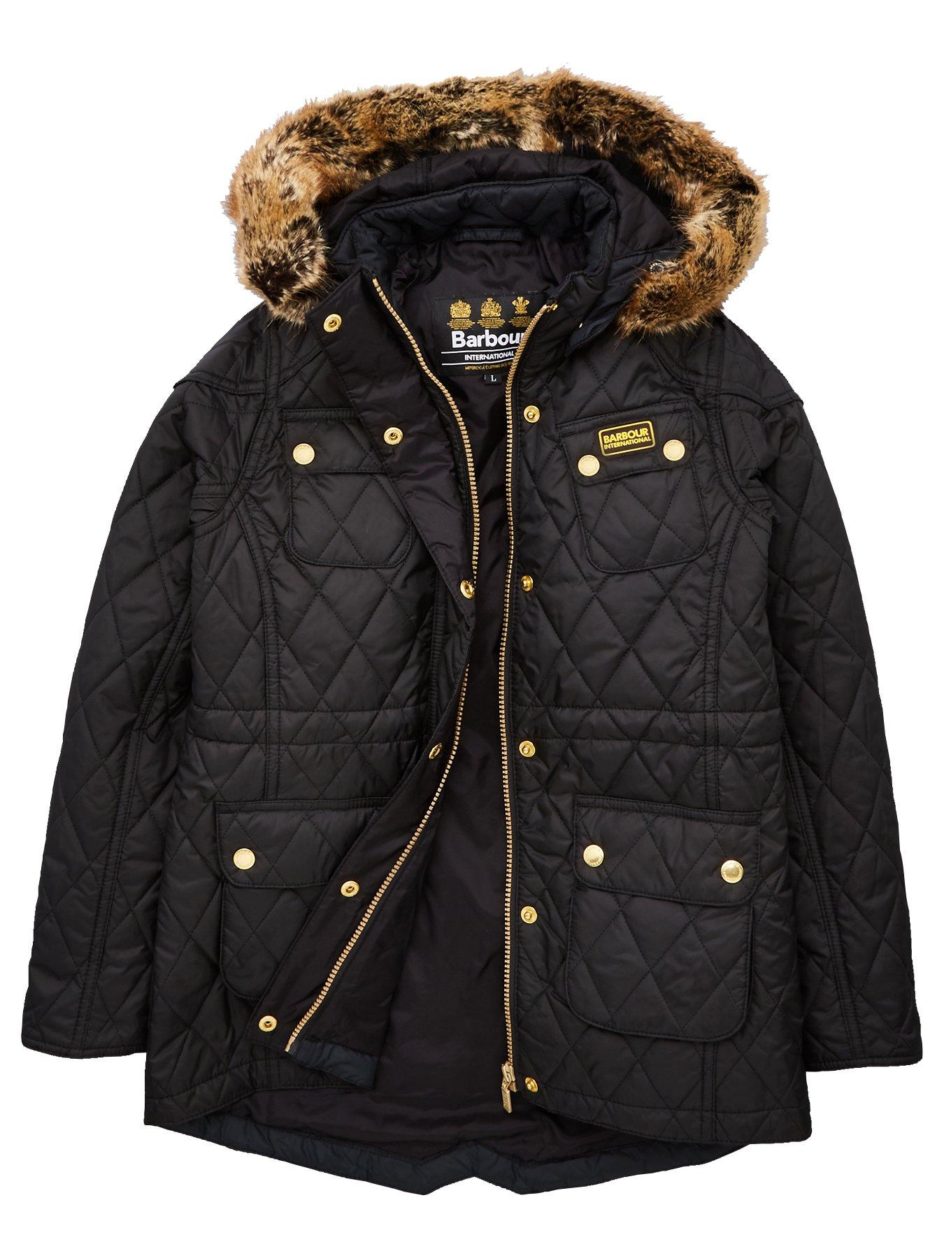 barbour faux fur