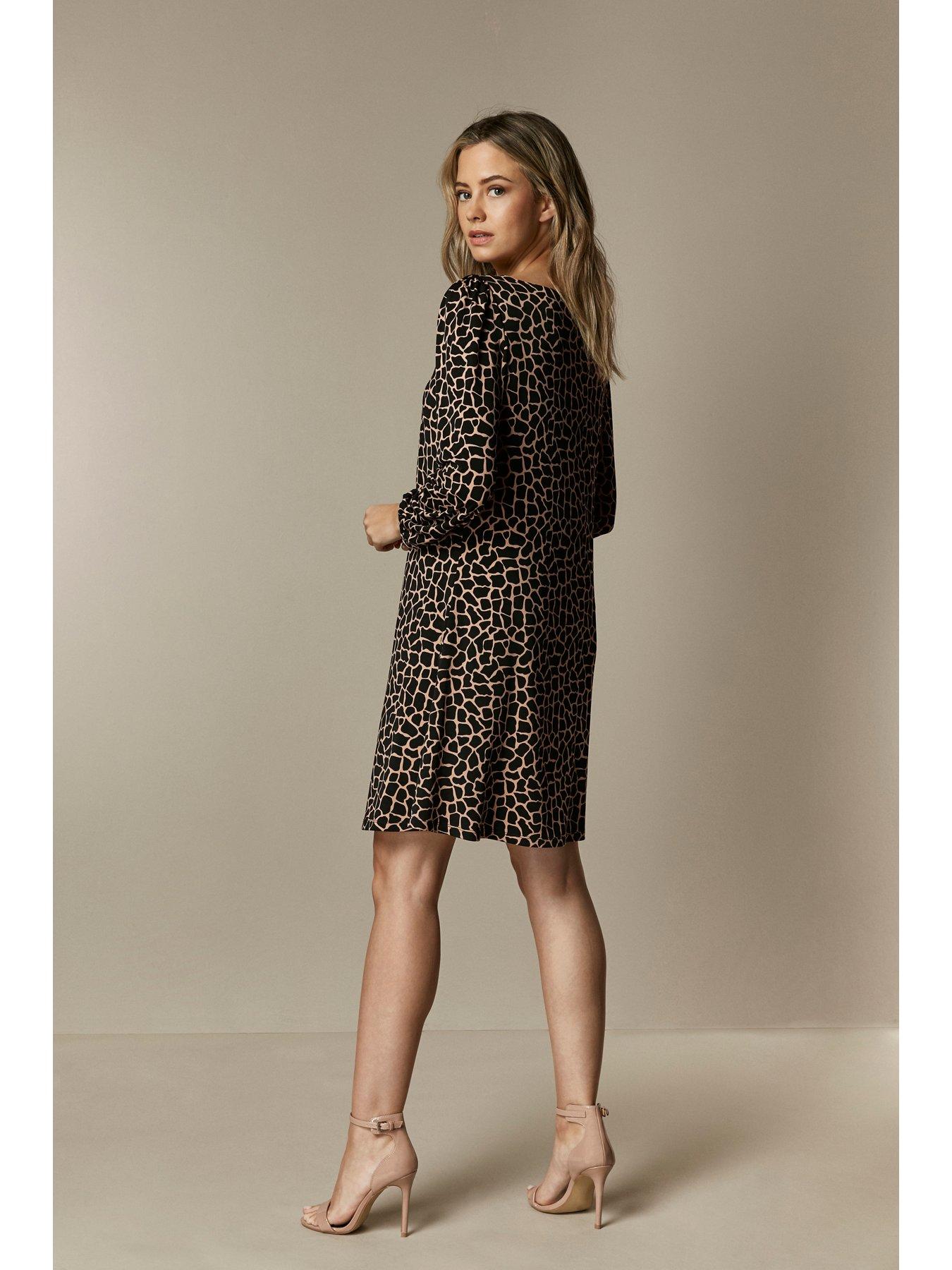 wallis giraffe swing dress