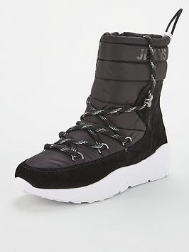 Tommy Jeans Tommy Jeans Padded Nylon Hybrid Boots - Black Picture