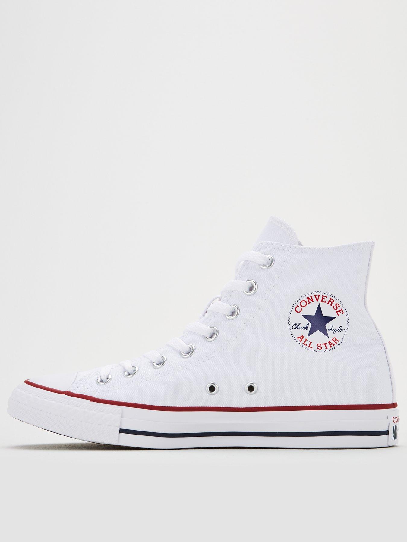 back image of converse-mens-hi-top-trainers-white