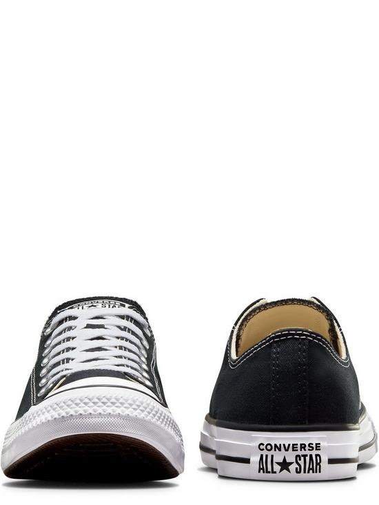 stillFront image of converse-chuck-taylor-all-star-ox-trainers-black