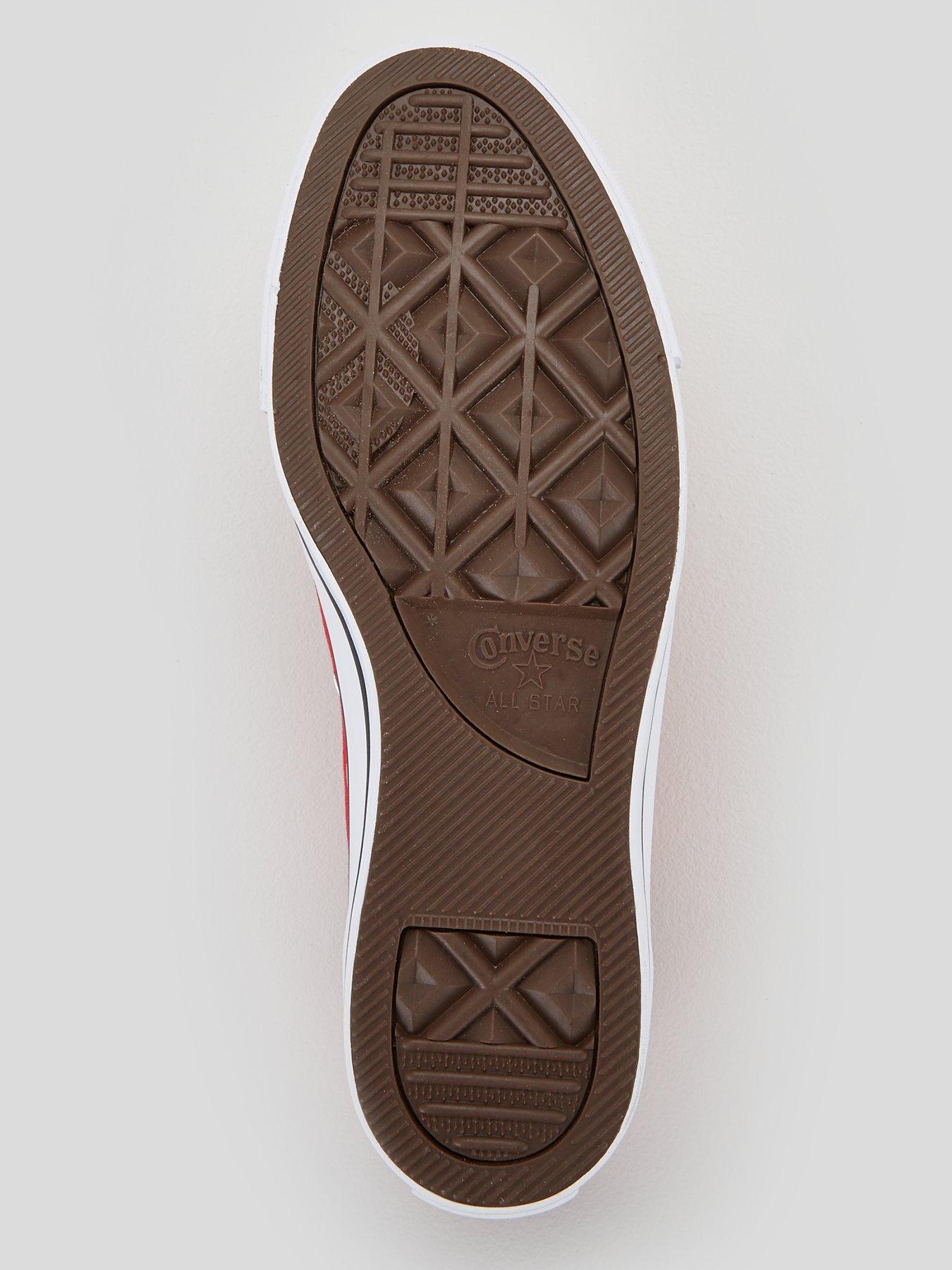  image of converse-unisex-ox-trainers-red