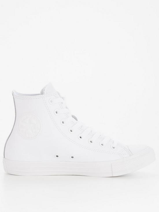 front image of converse-chuck-taylor-all-star-leather-hi-tops-white