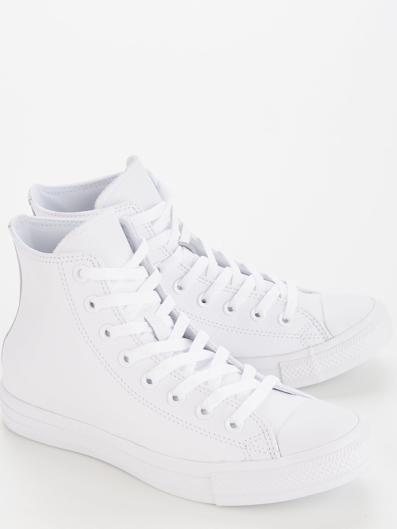 Mens white clearance leather chuck taylors