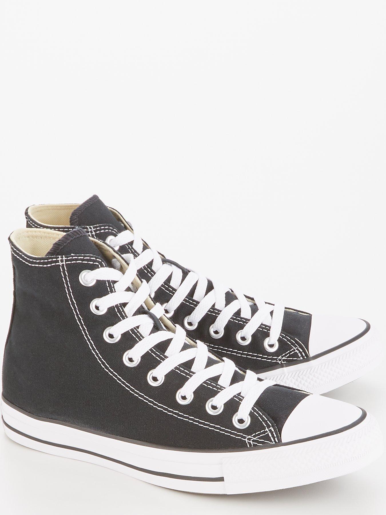 stillFront image of converse-mens-hi-top-trainers-black