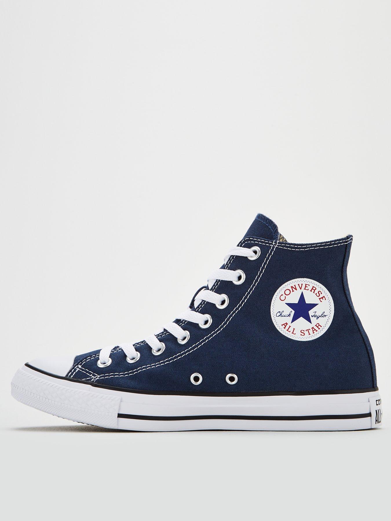 Image 2 of 5 of Converse Unisex Hi Top Trainers - Navy