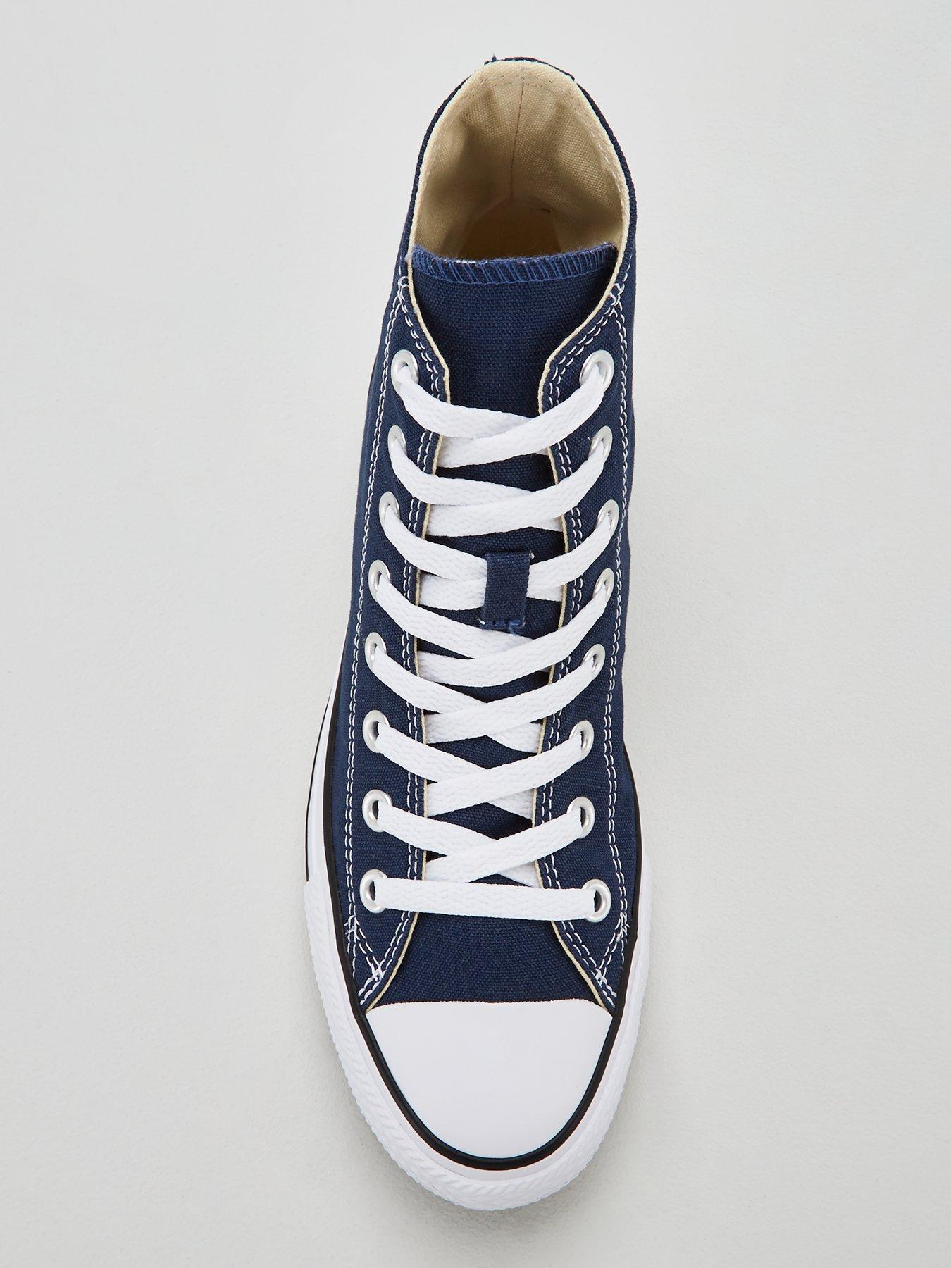 Image 3 of 5 of Converse Unisex Hi Top Trainers - Navy