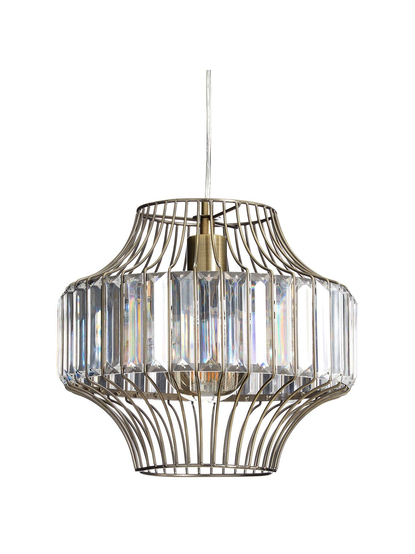 front image of very-home-alexa-ceiling-pendant-light-fixture