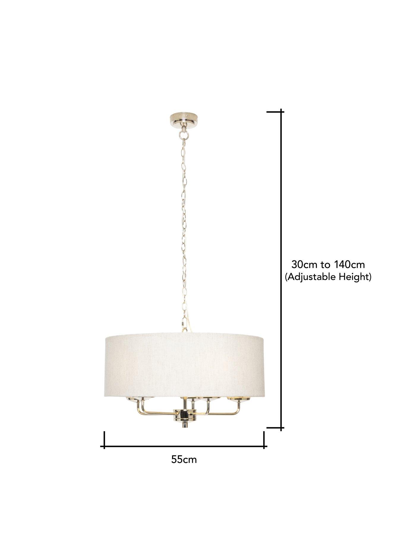 Image 3 of 3 of Very Home Mika Traditional 5 Light Ceiling Fixture