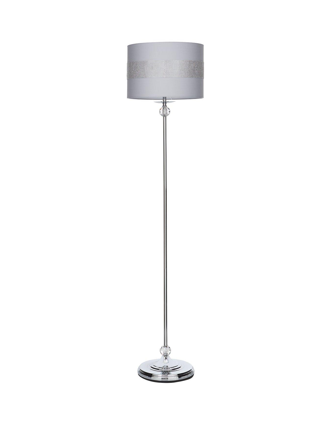 Lacey Diamante Band Floor Lamp | littlewoods.com