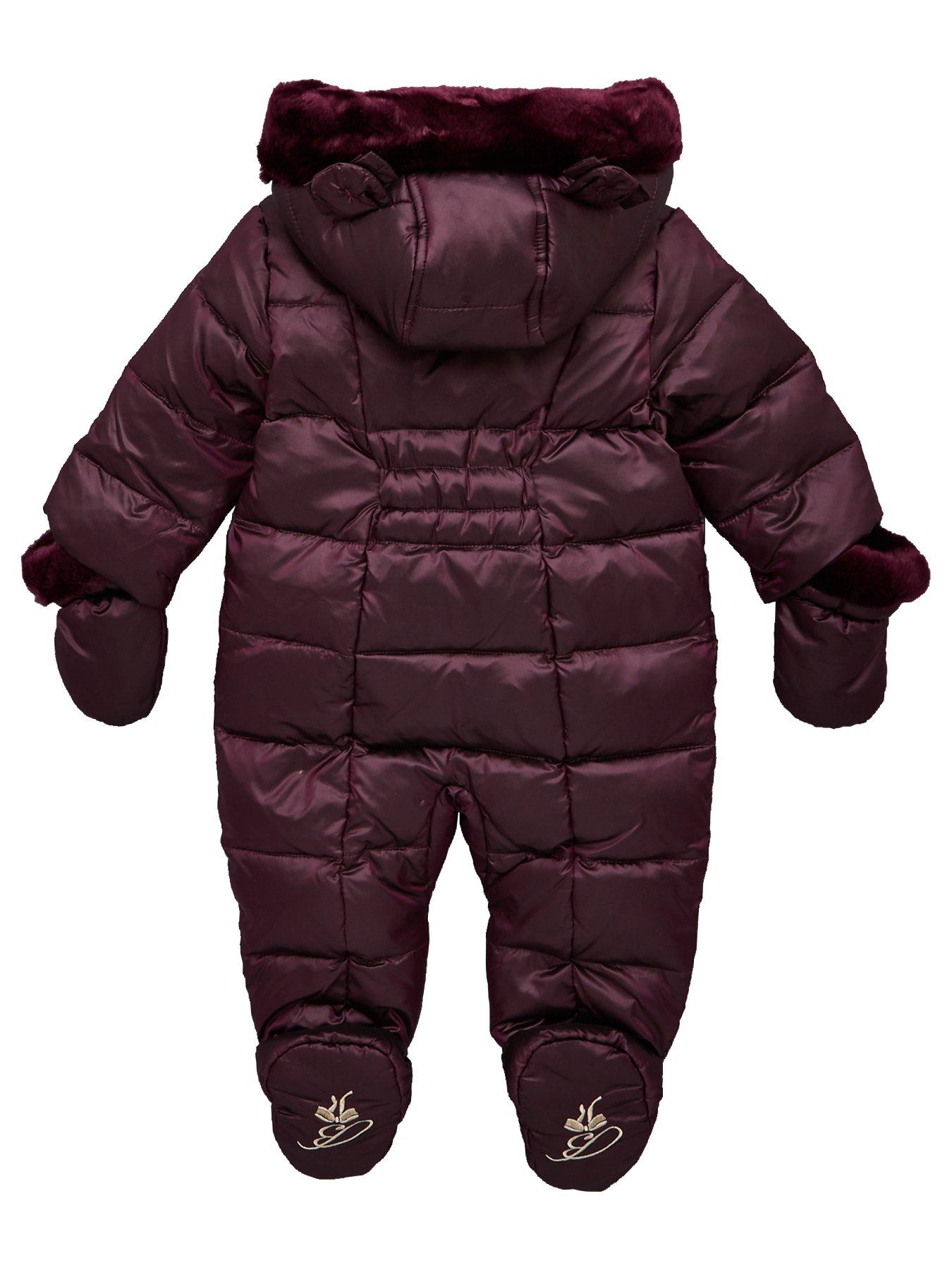 baby girl ted baker snowsuit