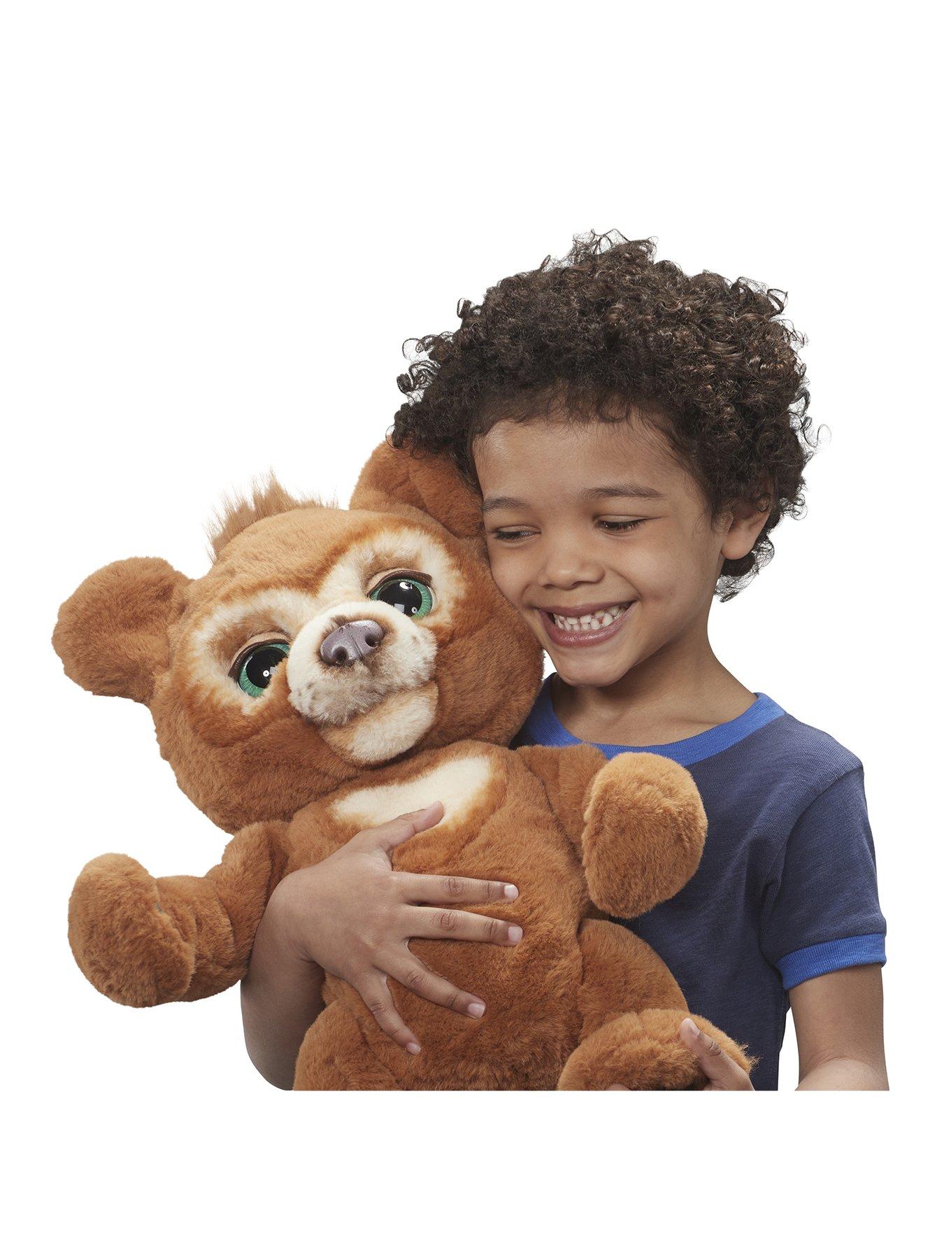 furreal cubby the curious bear interactive plush toy