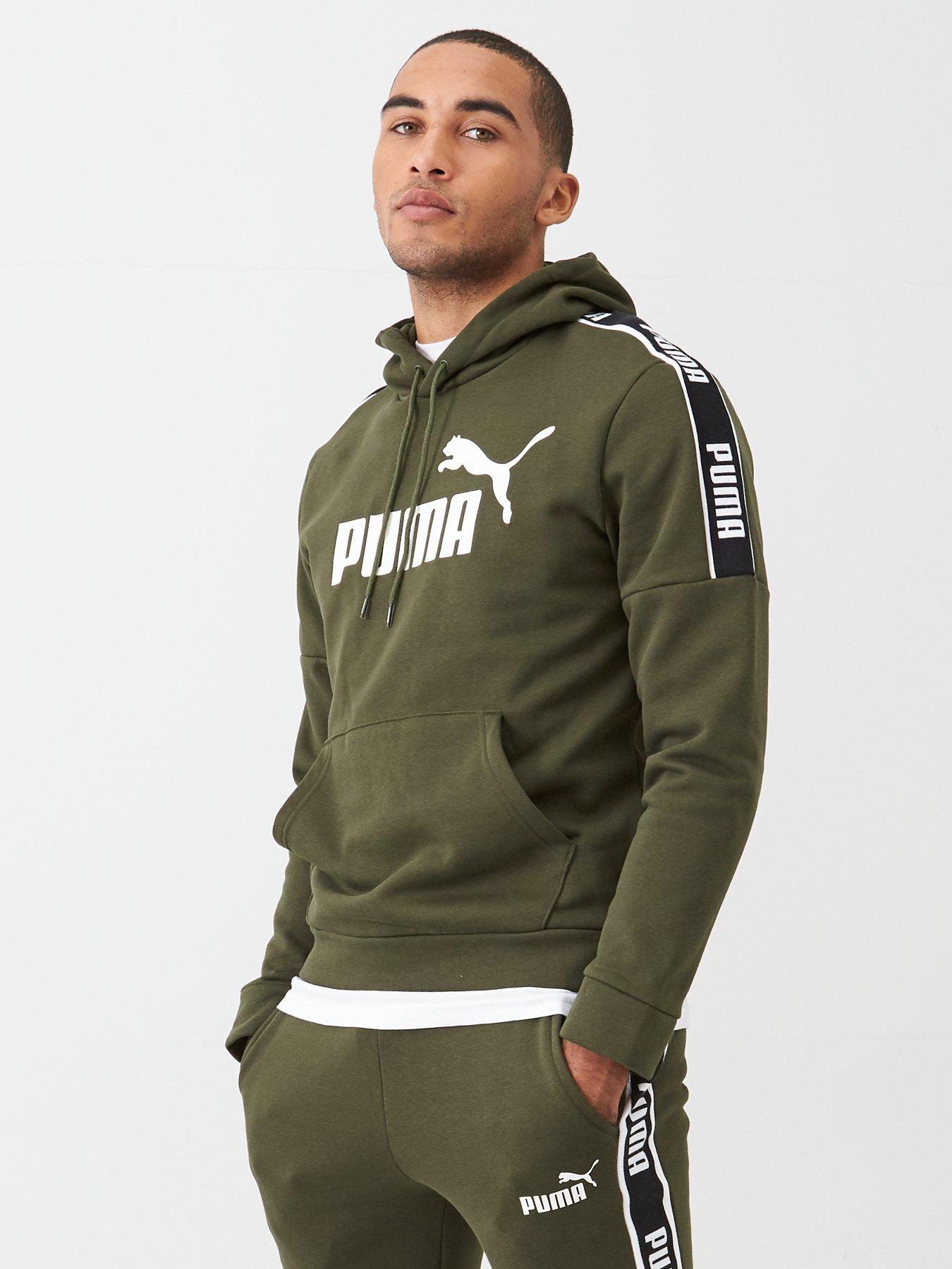 puma khaki hoodie