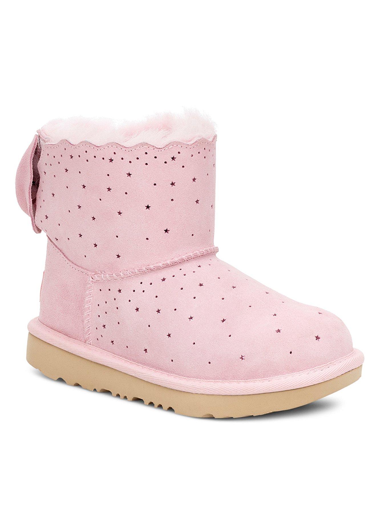ugg bailey bow seashell pink